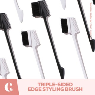 Curlico. Edge Styling Brush (Triple Sided Edge Control Hair Brush)