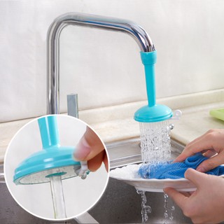 Adjustable Water-saving Faucet Extender Water Regulator Valve Shower Head (Long Style)