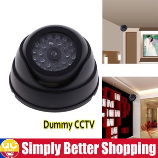 Dummy CCTV Fake Camera Simulation Conch Camera False Monitoring With Light Security Home