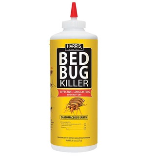 Harris HDE-8 Bed Bug Powder Diatomaceous Earth, 8oz Yellow