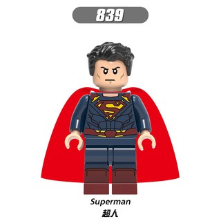 Superman Minifigure Justice League DC Super Hero 839 Lego Compatible