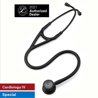3M Black Tube, Black Finish Chest piece, Stainless Stem Cardiology IV 6163, 3M Littmann Stethoscope (1)