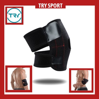 TRY Double Spring Support Elbow Pad Sport Elbow Guard Gym Safety Elbow Support
