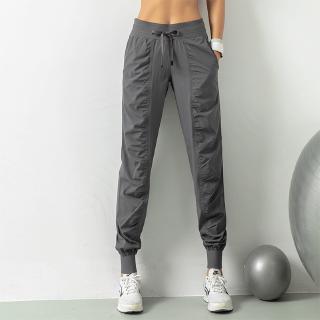 Quick Dry Sport Pants Women Breathable Elastic Waist Jogging Pants Women's Sweat Gym Pants (2)