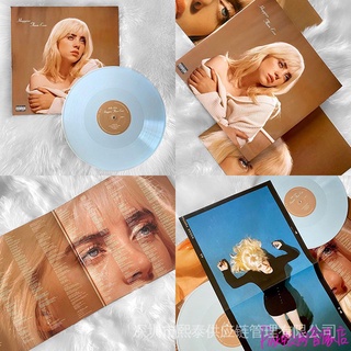 Billie Eilish Happier Than Ever Limited to Blue Tape Tab2LP Poster Vinyl