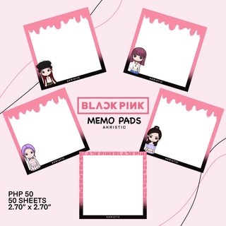 Blackpink Handcrafted Memo Pads|50sheets|akristic