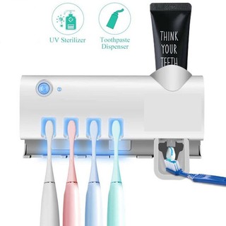 Toothbrush sterilizer Light Sterilizer Toothbrush Holder Cleaner Automatic Toothpaste Dispenser