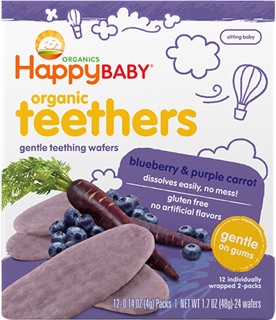 HAPPY BABY organic gentle teething wafers (4)