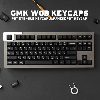 138 Key Dye-Sub Cherry Profile Keycap WOB BOW Japanese PBT Style Keycaps For Mechanical Keyboard GK61/64/68/84/tkl87/96