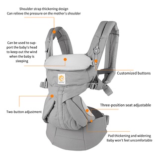 ❦✌♀Omni Ergonomic Baby Carrier Multifunction Breathable Infant Newborn Comfortable Carrier Sling Bac