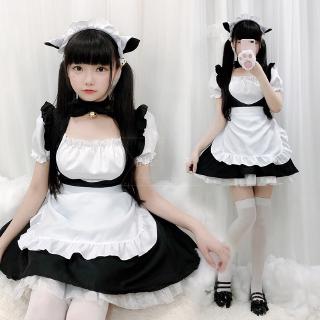 Coaplay Women's Japanese Soft Sister Maid Dress Sexy Cat Dress