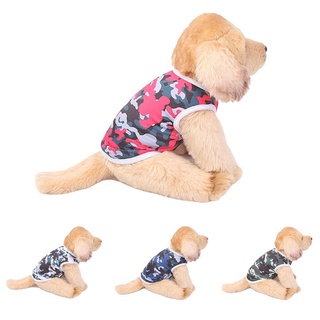 Pet Dog T-shirt Soft Puppy Dogs Clothes Cartoon Clothing Summer Shirt Casual Vests for Small Pet Supplies (3)