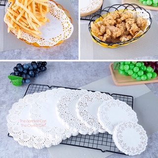 150pcs Paper Doilies Round Paper Doyleys for Craft Food Paper Lace Party Cake Liner