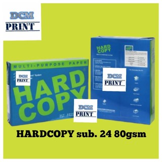 Hard Copy Hardcopy Bond Paper/ Copy Paper Sub 24/ 80GSM thick Short/Long and A4