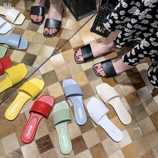 ✣№✑2020 new sun flower fashion slippers women's summer wear students Korean beach shoes non-slip san