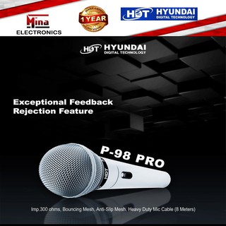 Hyundai HDT P-98 Pro Wired Microphone