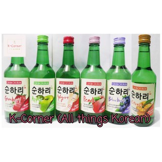 Chum Churum Sunhari Yogurt, Apple, Peach, Blueberry, Strawberry, Citron Korean Drink 360ml