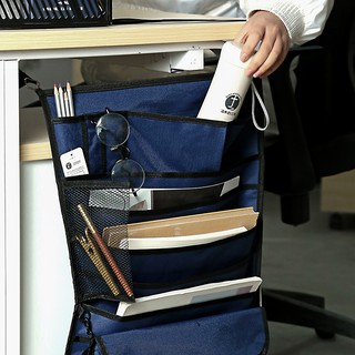 Multifunctional Desk Gadget Book Bag Stationery Storage Large Capacity Hanging Storage Bags Book Bag