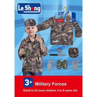 army /military forces costume for kids,fit 2-7yrs old