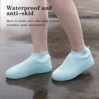 Reusable Silicone Shoe Cover Waterproof Rain Shoes Covers Outdoor Slip-resistant Rain Boot Overshoes