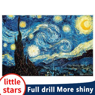 Little Stars 40*30cm Starry Night 5D Full Drill Diamond Painting Round diamond Embroidery DIY Cross Stitch Diamond painting wall decor