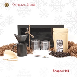 Brew-ti-full Gift Set (Coffee Dripper Set with Coffee & Glasses)