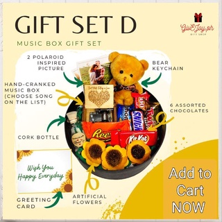 【Available】SET D | AFFORDABLE GIFT SET PERFECT FOR ANY OCCASION | Music Box, Bear & Chocolates