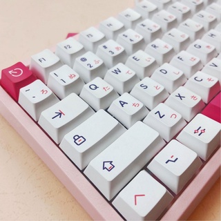 Kon Momo Keycap Cherry Profile 130 Keys PBT Dye Sublimation Compatible Gaming Mechanical Keyboard (6)