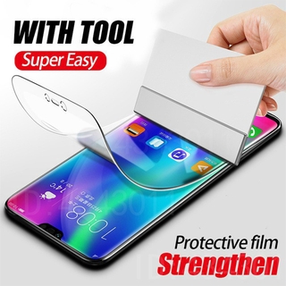 HD Full Cover Hydrogel Soft Film iPhone 12/ iP 12 Pro /iP 12 Pro max/ iP 12 Mini/ 11 /11Pro / 11 Pro max/ XR xs Max X 6 7 8 5 5s SE 2020 Full Screen Protector