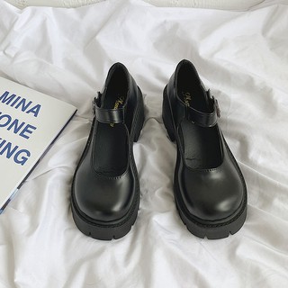 ★Specials★Small leather shoes female British style 2021 spring and autumn new Japanese jk uniform thick-soled high-heeled Lolita Mary Jane shoes [issued on March 3] (3)