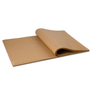 Someship 100 Sheets Precut Parchment Paper for Baking Unbleached Brown Kitchen Baking Paper (2)