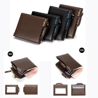 Lucky Ann ·Short Wallet Baellerry New Men's Zipper Wallet Short Multi-functional Insert Wallet Horizontal Style