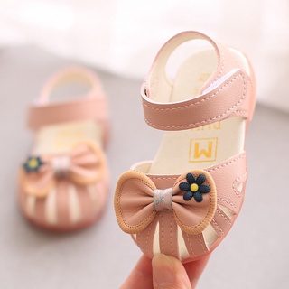 Toddler Baby Girl Sandals Princess Shoes Baotou Soft Bottom Non-slip Summer New-Local Delivery