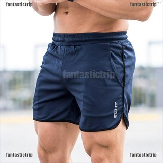 ✾♨►Fantastictrip Summer Men Running Shorts Sports Fitness Short Pants Quick Dry Gym Slim Shorts