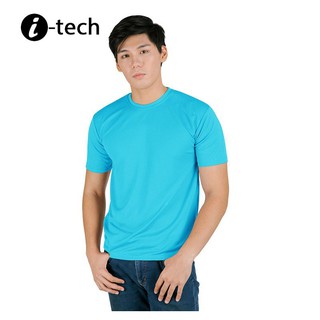 I-tech Plain Drifit Round Neck Tshirt (Neon Blue)