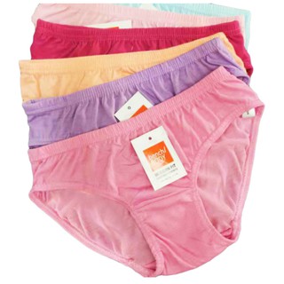One set 12pcs cotton bench plain ladies panty underwear for women (1)