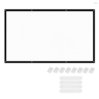 H120 120'' Portable Projector Screen HD 16:9 White Dacron 120 Inch Diagonal Video Projection Screen (7)