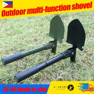 Outdoor Multi-purpose Shovel Garden Tools Folding Military Shovel Camping Defense Security Tools