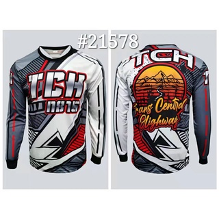 TCH n875 Racing Bike Ride Motorcycle Tshirt Long Sleeves Jersey #21578