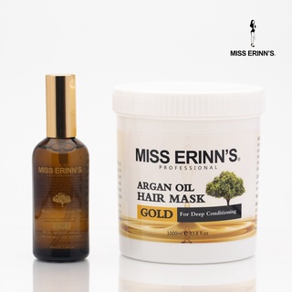 Automotive Oils & Lubes✹✷MISS ERINN'S Argan Oil Hair Mask Deep Conditioning Hair Treatment Gold (100
