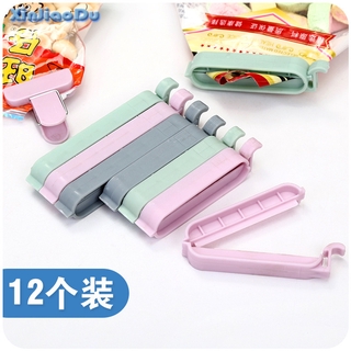 12 packs of sealing clip, snack food clip, sealed bag clip, plastic bag clip, food sealing clip