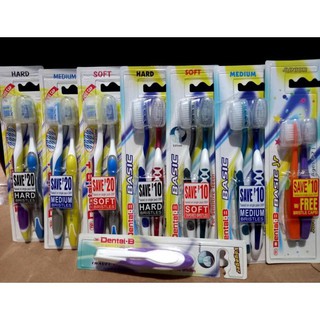 ❃№Dental B toothbrush 2pcs Medium/Soft / junior/hard/ voyager