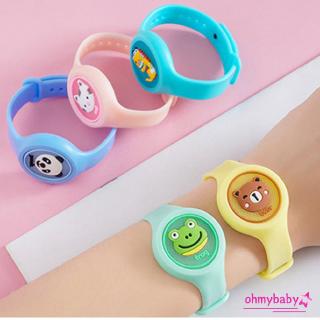 【Mosquito Bracelet】Cartoon Glow Mosquito Repellent Silicone Bracelet For Kid Adults lamp