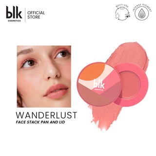 blk cosmetics Face Stack Multi-Pot Pan & Lid Wanderlust [Blush on, Eyeshadow, Lip Color, Make up] (1)
