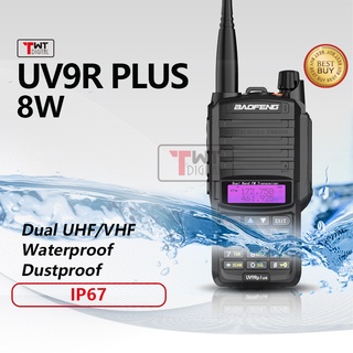 Baofeng UV9R Plus Waterproof IP67 Walkie Talkie Radio Dual Band UHF VHF Two Way Radio Long Range