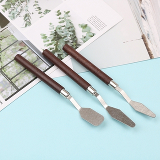 3Pcs/set Painting Palette Knife Spatula Mixing Paint Stainless Steel Art knife