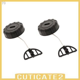 ☬™۞[CUTICATE2] 2pcs Gas Tank Fuel Cap and Oil Cap for Stihl Chainsaw MS170 MS180 017 018