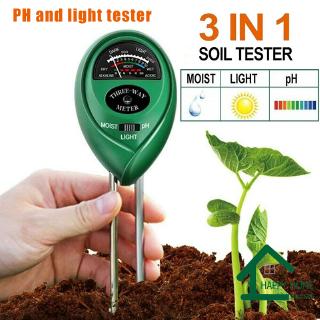 3 in 1 Soil Tester Water PH Moisture Light Test Meter for Plant Flower Garden