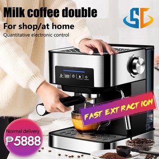 Coffee machine 1.6L semi automatic microcomputer control touch screen automatic temperature control (1)