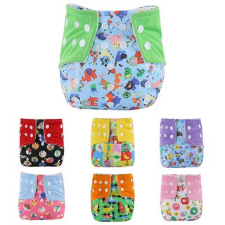 Baby Washable Cloth Diaper Cover Waterproof Cartoon Diapers Reusable Nappy[S]